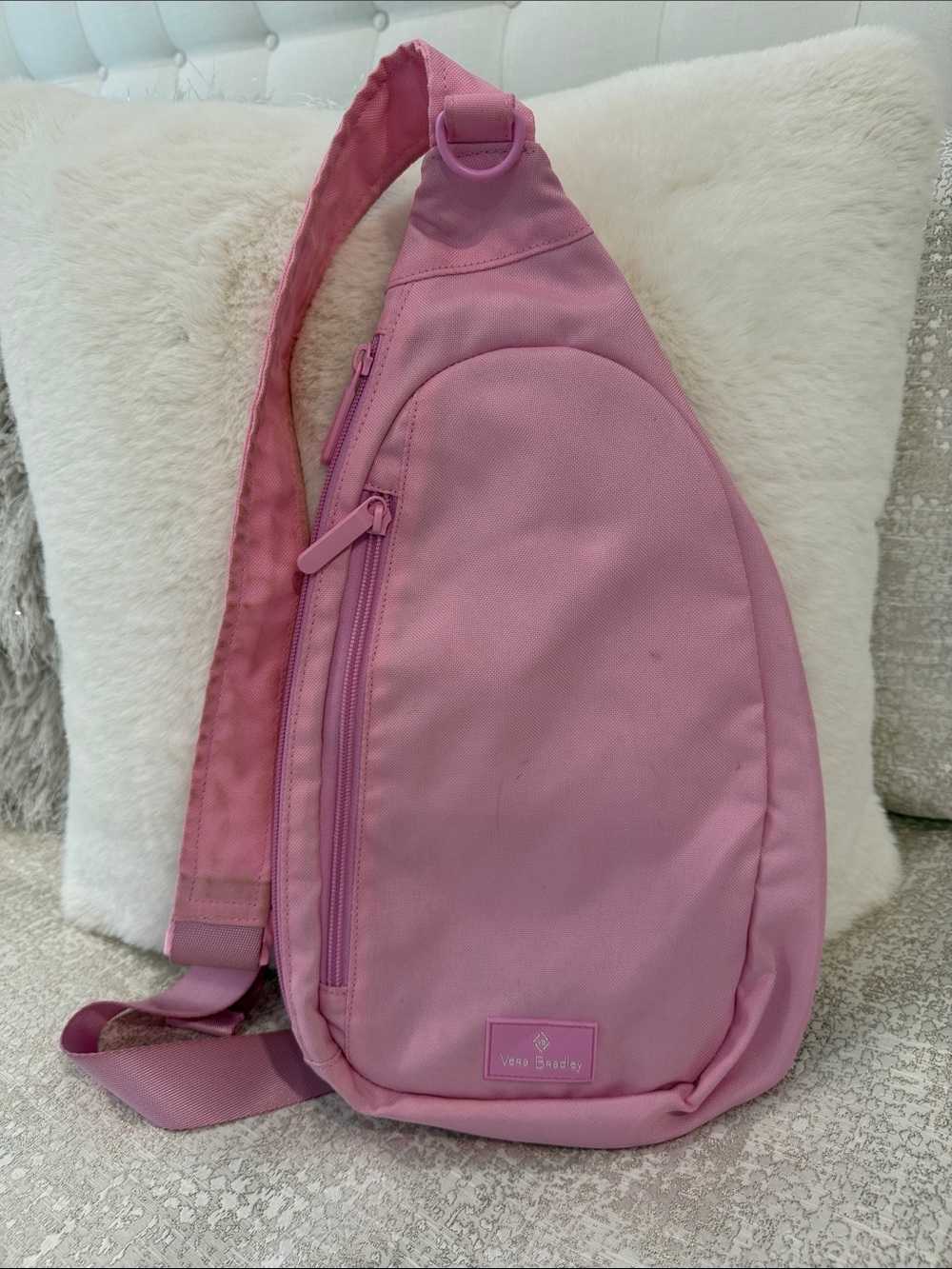 Vera Bradley Light Pink Essential Sling Crossbody